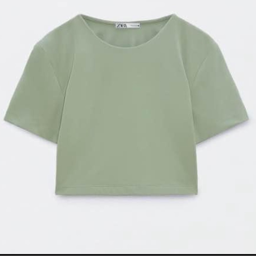 BNWT ZARA CROPPED TOP size M